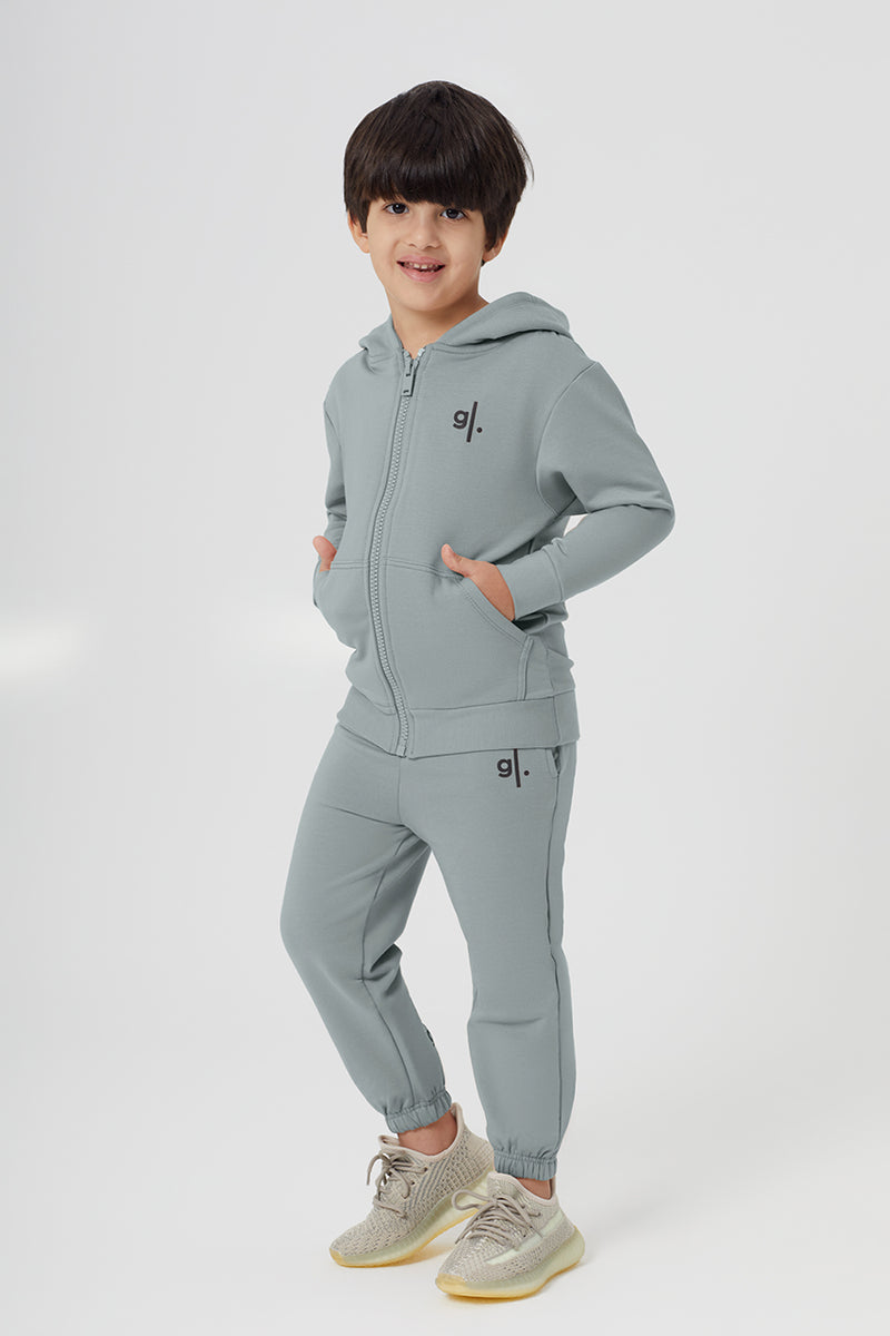 Organic Bamboo Cozy Zip Hoodie Boys – Glossy Lounge