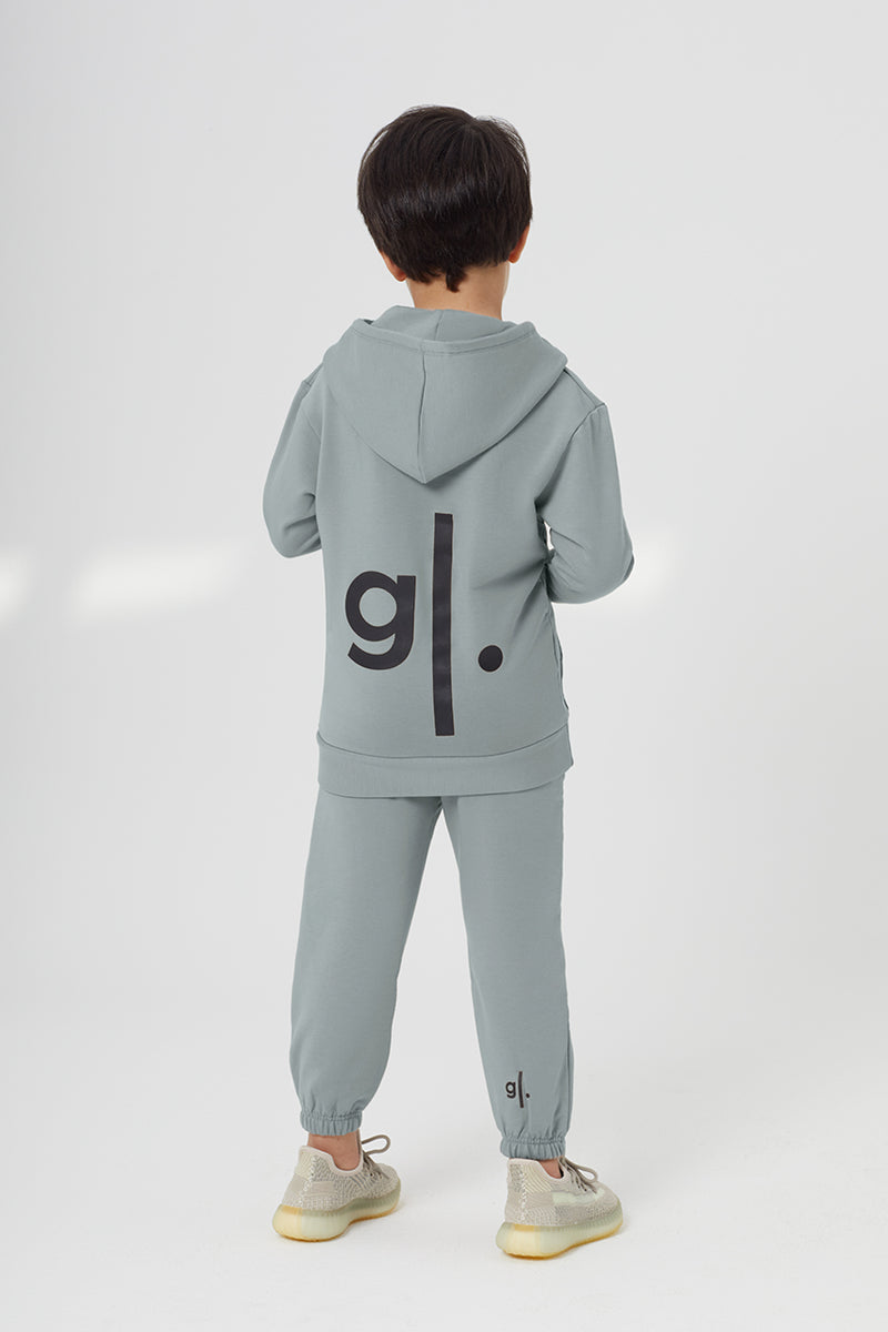 Organic Bamboo Cozy Zip Hoodie Boys – Glossy Lounge