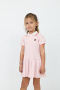 Kids' Cotton Preppy Pleated Dress