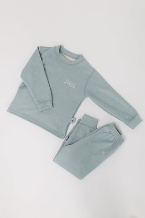 KIDS COTTON SWEATSHIRT & SWEATPANTS SET UNISEX