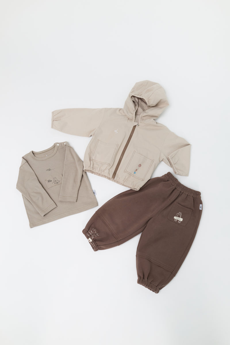 Kids' 3-Piece Hooded Jacket, Tee and Jogger Set