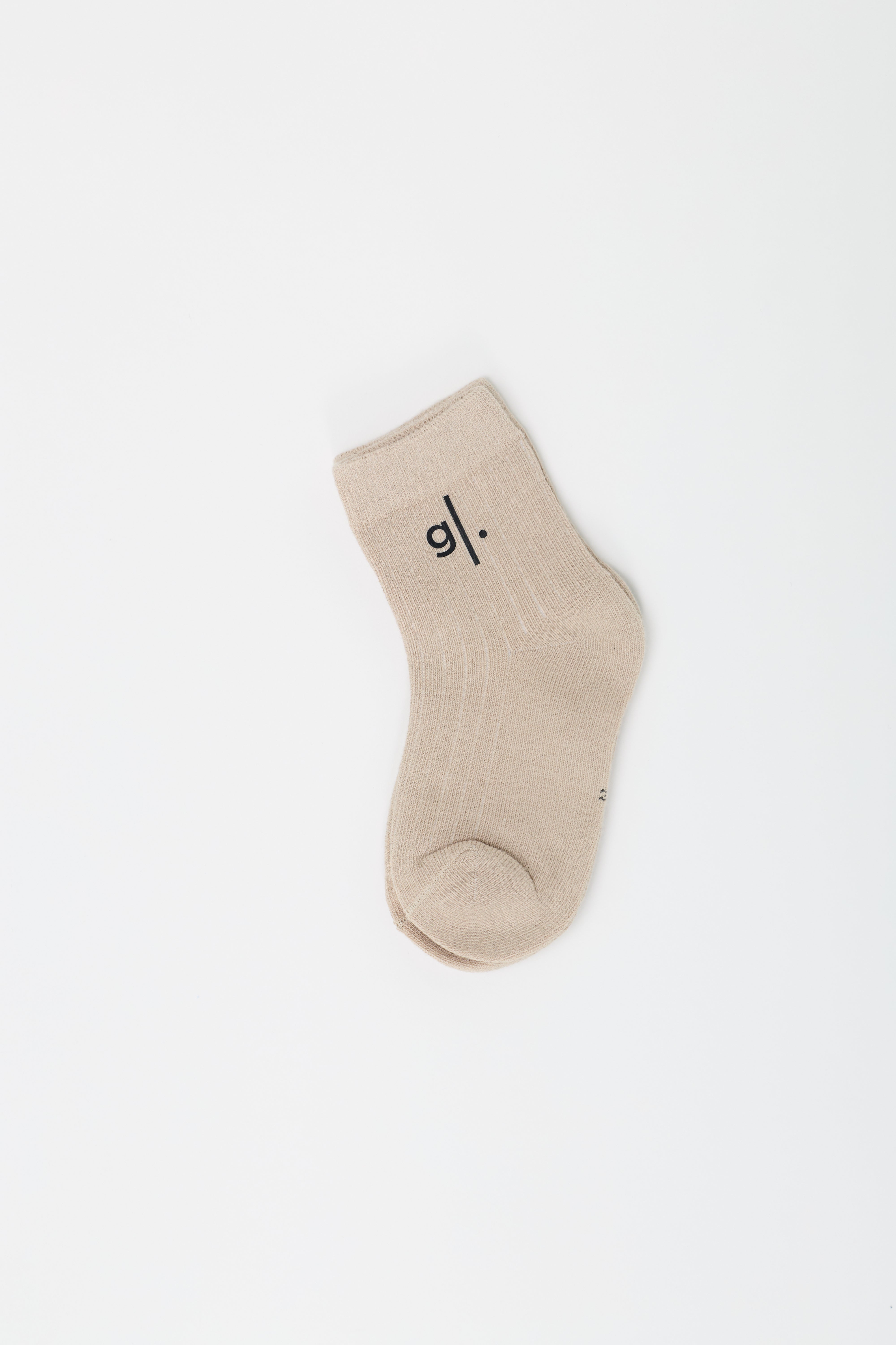 Kids' Ribbed Knit Earth Tone Socks