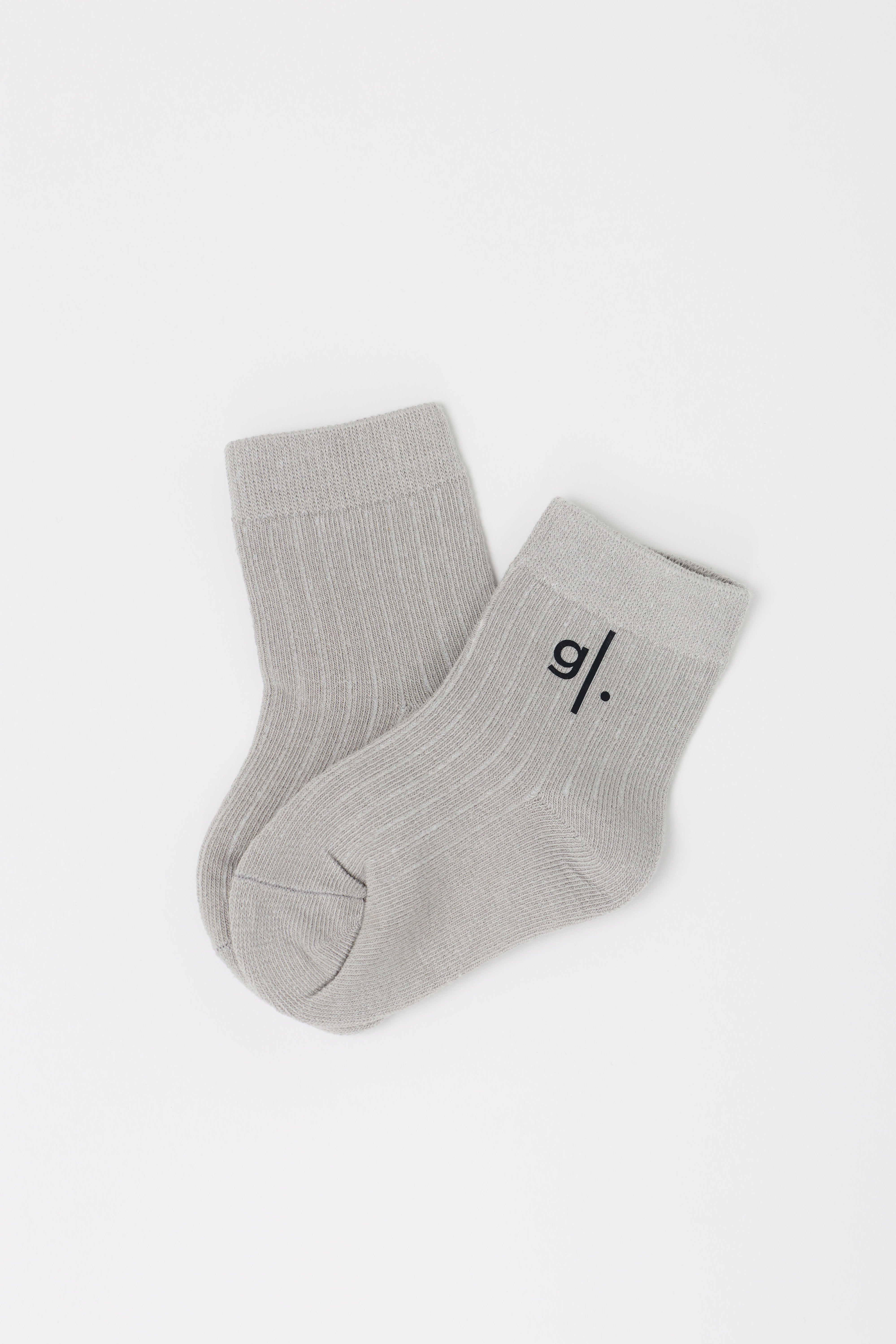 Kids' Ribbed Knit Earth Tone Socks