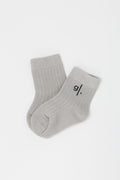 Kids' Ribbed Knit Earth Tone Socks
