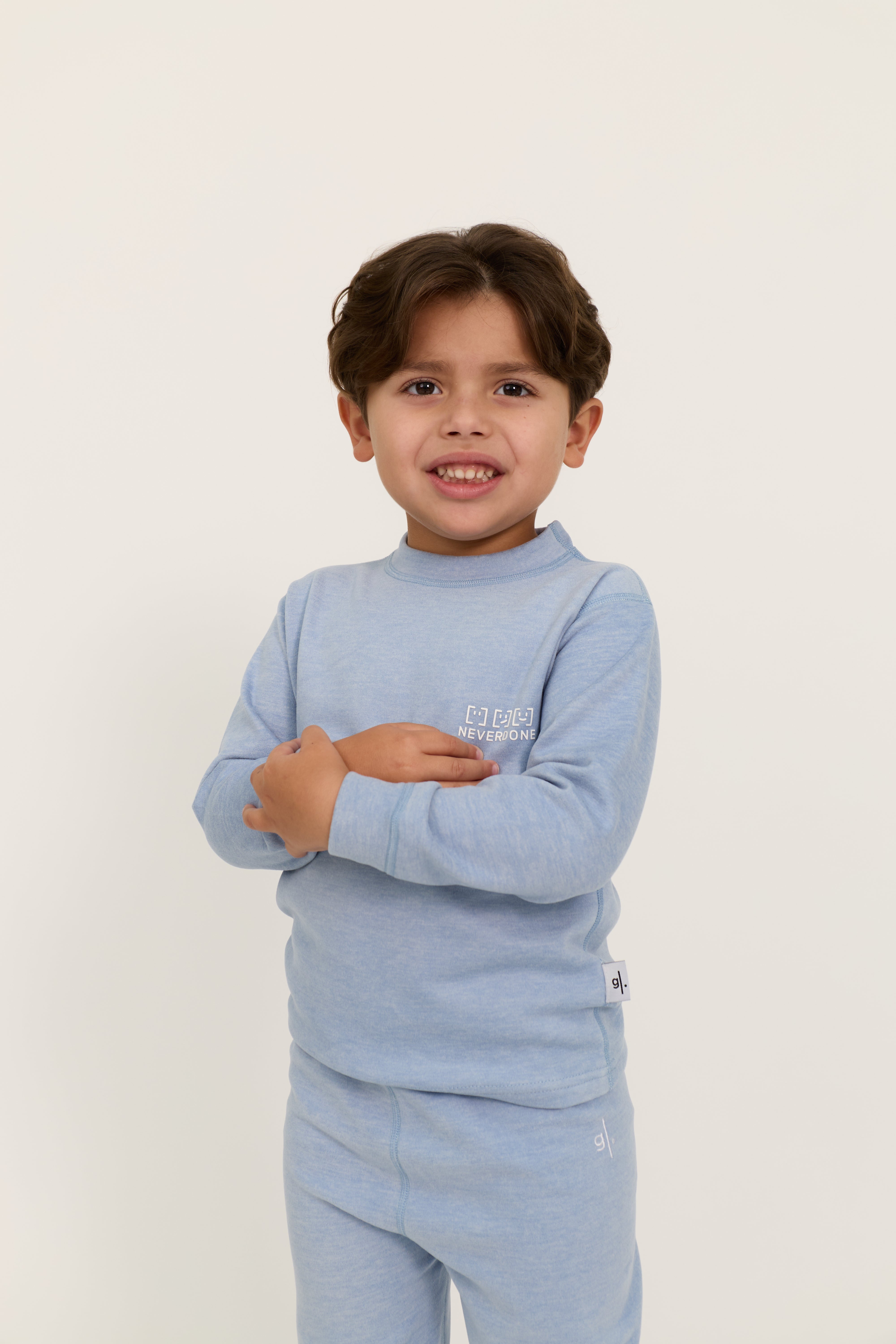 KIDS COTTON  SWEATSHIRT & SWEATPANTS SET UNISEX