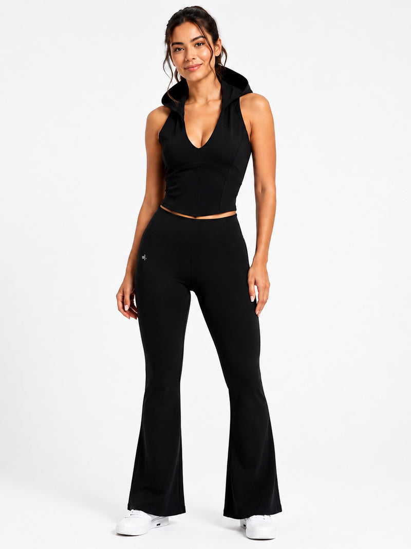 Women's Corset Sleeveless Hoodie