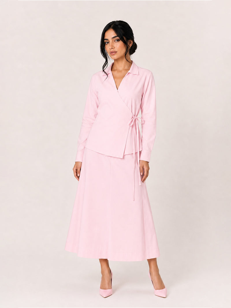Women's A-Line Midi Skirt