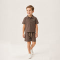 Boys' Lotus Piqué Crocodile Shorts