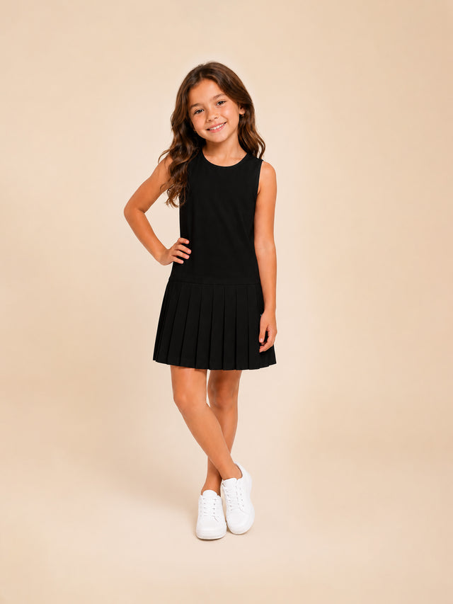 Girls' Pleated Dress
