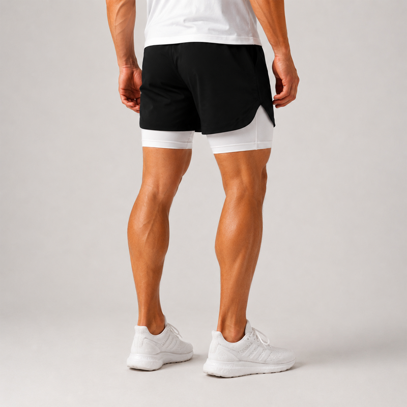 Men's 2-in-1 Active Training Shorts