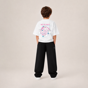 Boys' Oversized My Planet Cat T-Shirt