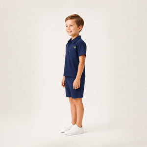 Boys' Lotus Piqué Crocodile Polo