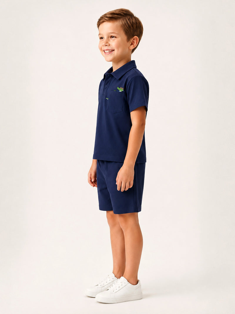 Boys' Crocodile Polo T-Shirt