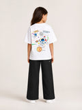 Girls' Oversized Astronaut T-Shirt