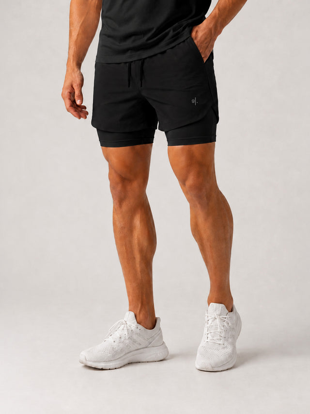 Men's 2-in-1 Active Training Shorts