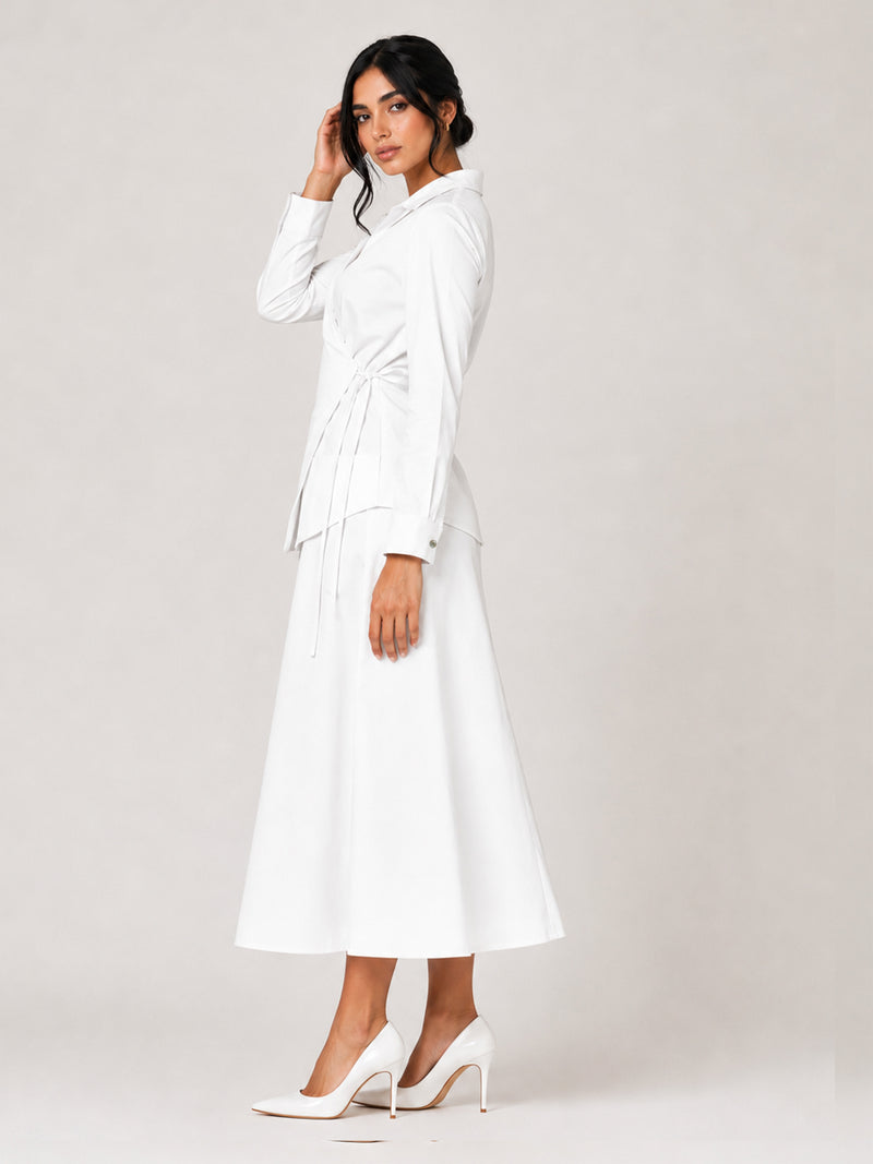 Women's Wrap Tie Modest Top