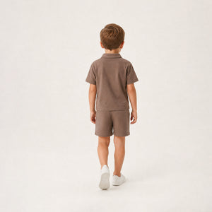 Boys' Lotus Piqué Crocodile Polo