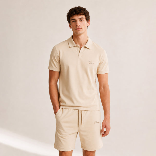 Men's Lotus Piqué Shorts