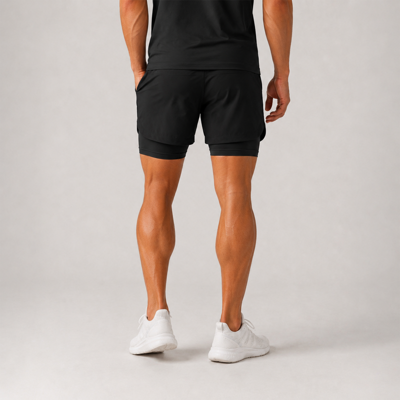 Men's 2-in-1 Active Training Shorts