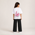 Girls' Oversized Bunny T-Shirt