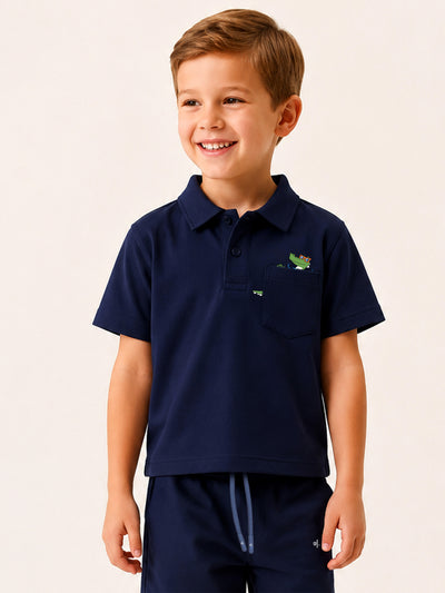 Boys' Crocodile Polo T-Shirt