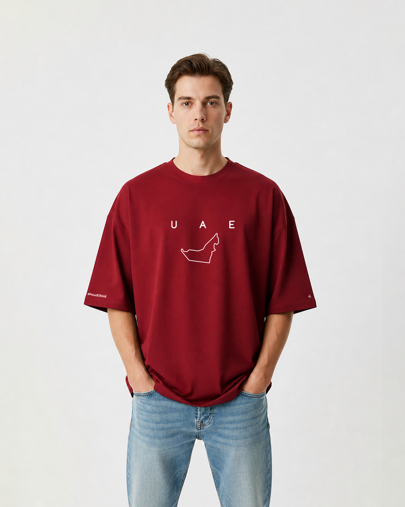 Men’s Oversized Pride of UAE T-Shirt