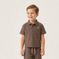 Boys' Lotus Piqué Crocodile Polo