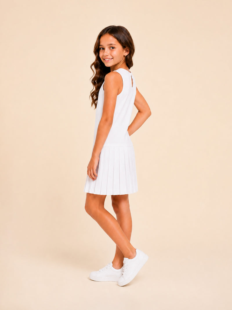 Girls' Pleated Dress