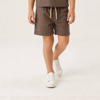Boys' Lotus Piqué Crocodile Shorts