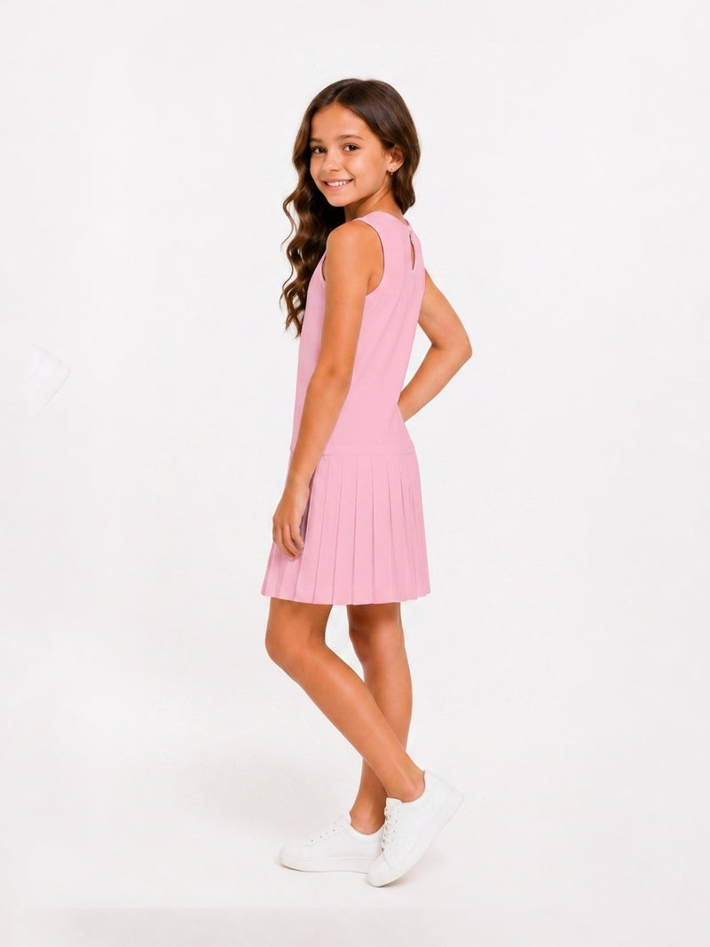 Girls' Pleated Dress