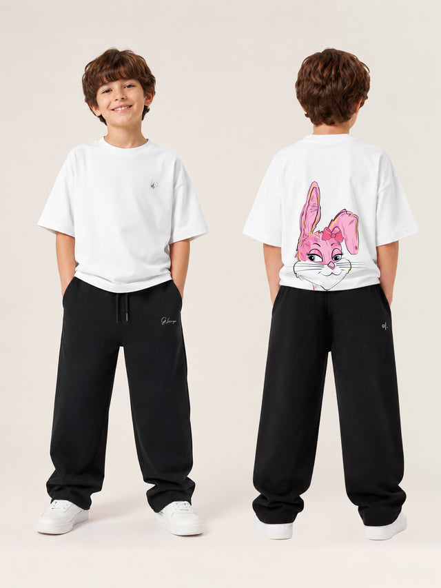 Boys' Oversized Bunny T-Shirt