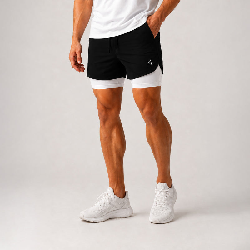 Men's 2-in-1 Active Training Shorts