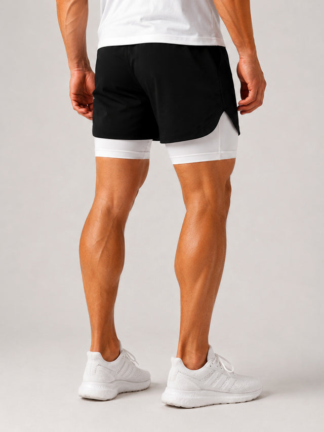 Men's 2-in-1 Active Training Shorts