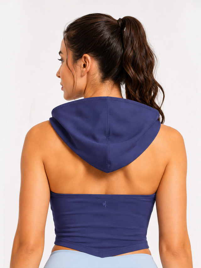 Women's Corset Sleeveless Hoodie