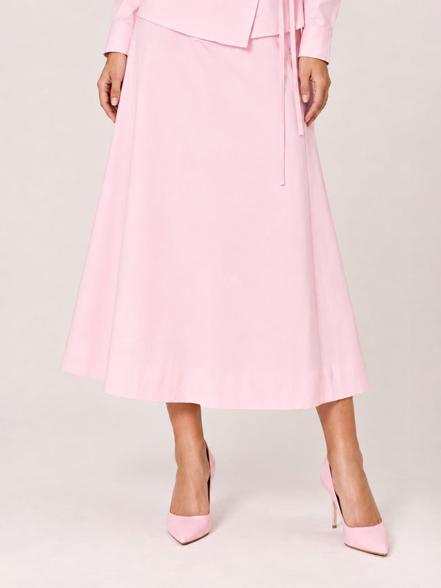 Women's A-Line Midi Skirt