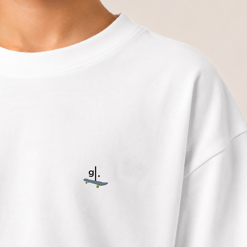 Girls' Oversized Skate T-Shirt