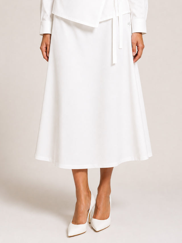 Women's A-Line Midi Skirt