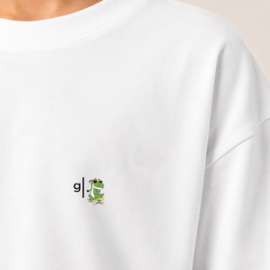 Girls' Oversized Crocodile T-Shirt