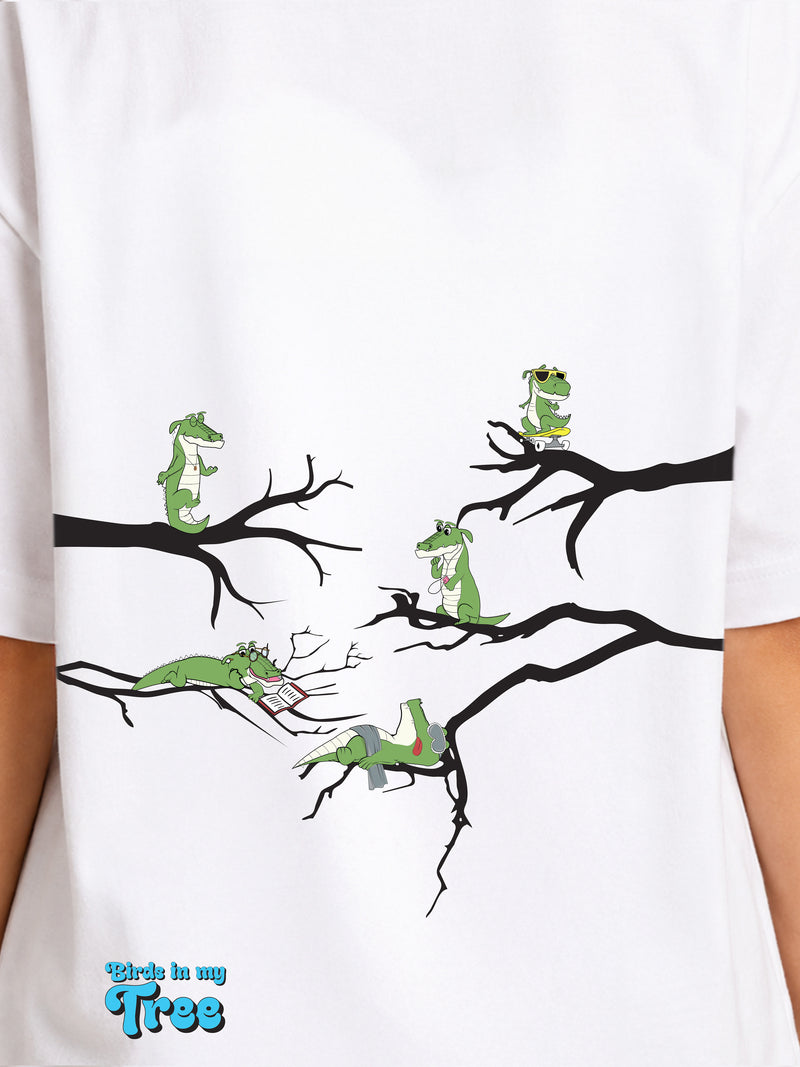 Boys' Oversized Crocodile T-Shirt