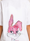 Girls' Oversized Bunny T-Shirt