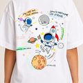 Girls' Oversized Astronaut T-Shirt