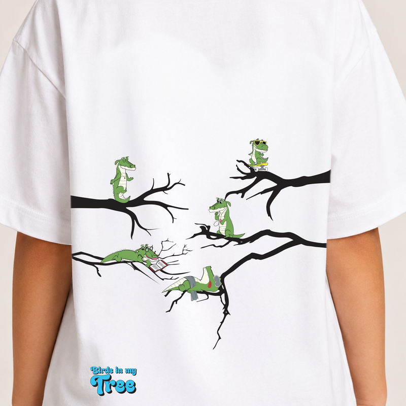 Boys' Oversized Crocodile T-Shirt