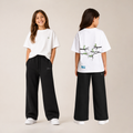 Girls' Oversized Crocodile T-Shirt
