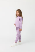 Kids’ unisex cotton sweatshirt & sweatpants set