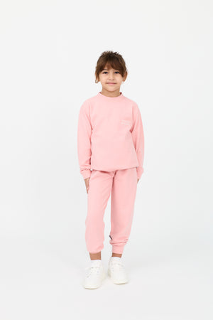 Kids’ unisex cotton sweatshirt & sweatpants set