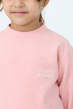 Kids’ unisex cotton sweatshirt & sweatpants set