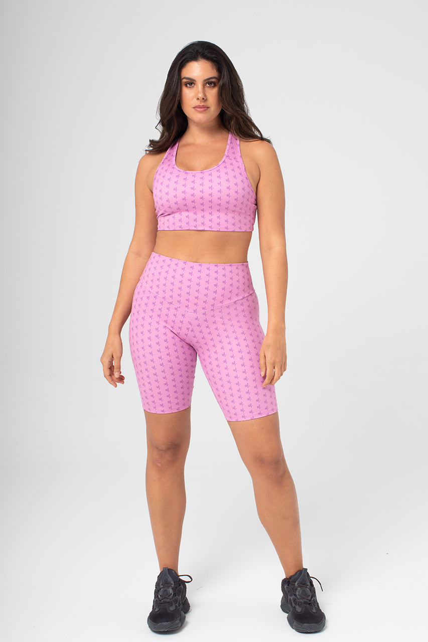 Women's Sustainable Print Every Body High Waist Biker Shorts
