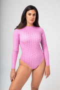 Women's Sustainable Long Sleeve Print Crewneck Bodysuit