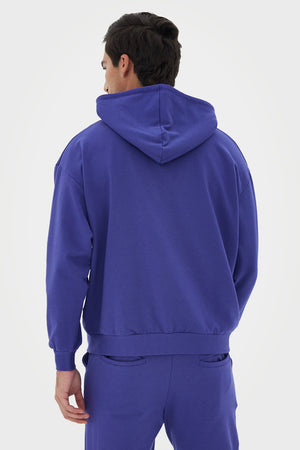 Organic Bamboo Men Oversized Zip Up Hoodie