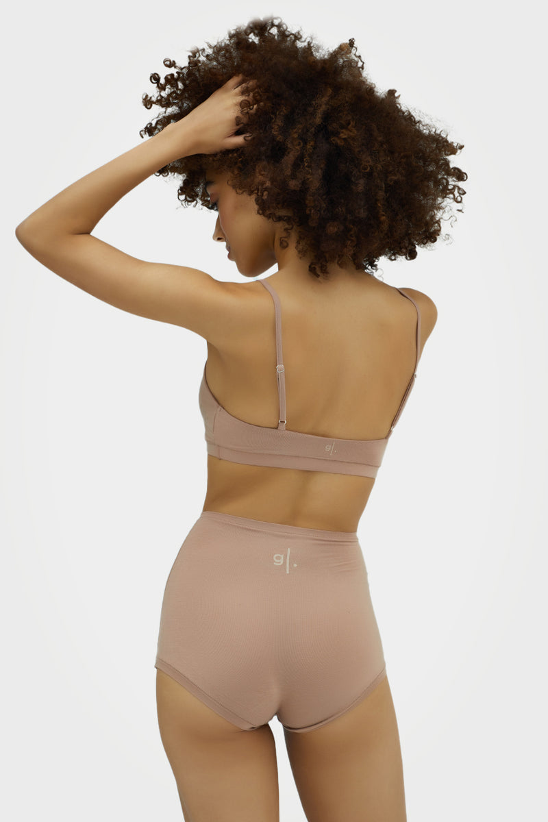 Organic Bamboo Women's High Waist Full Brief